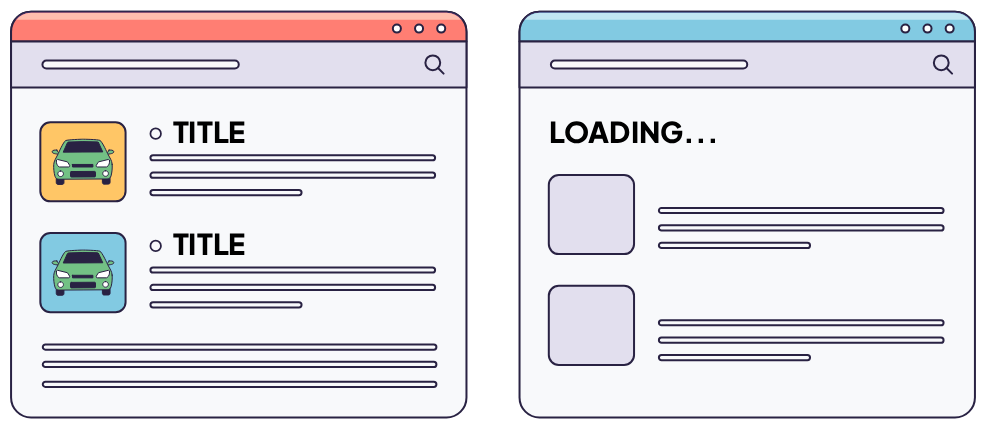Users see content, bots see nothing