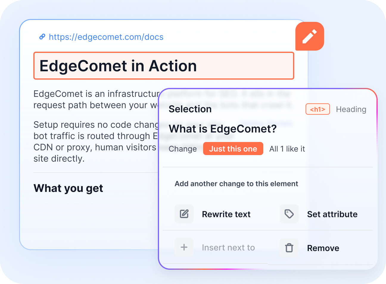 Change SEO elements without developers